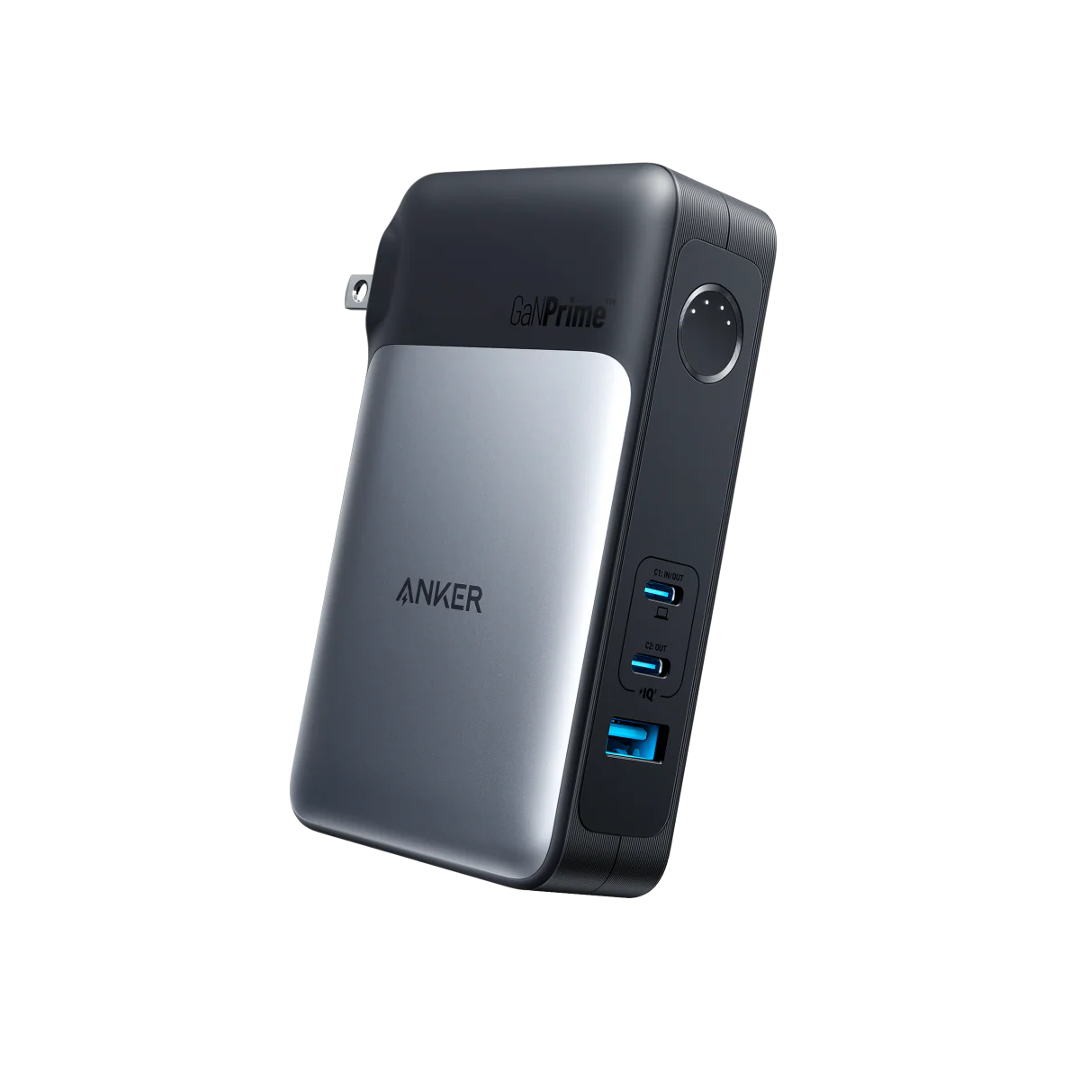 Anker 733 Power Bank GaNPrime 65W portable charger and wall adapter with fast charging for laptops, tablets, and smartphones in Qatar. Anker 733 Power Bank GaNPrime 65W portable charger and wall adapter with fast charging for laptops, tablets, and smartphones in Qatar.